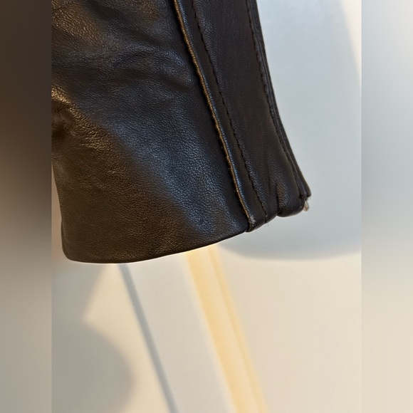 Mango Pre-owned Faux leather jacket - black size us xxs - Picture 15 of 16